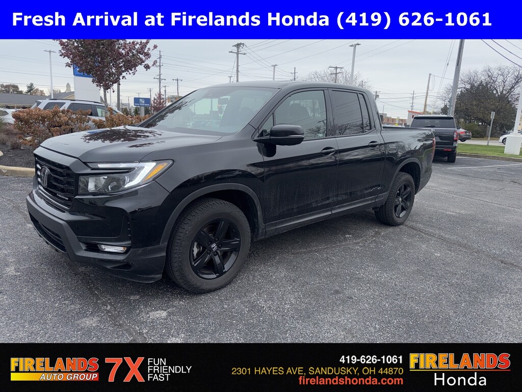 Certified 2023 Honda Ridgeline Black Edition Truck Crew Cab