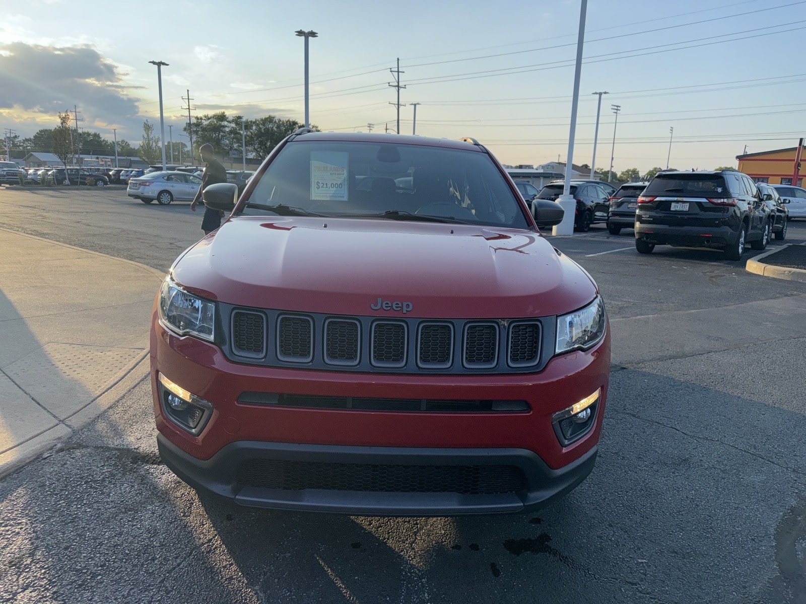 Used 2021 Jeep Compass 80th Spec. Edition with VIN 3C4NJCEB4MT532729 for sale in Sandusky, OH