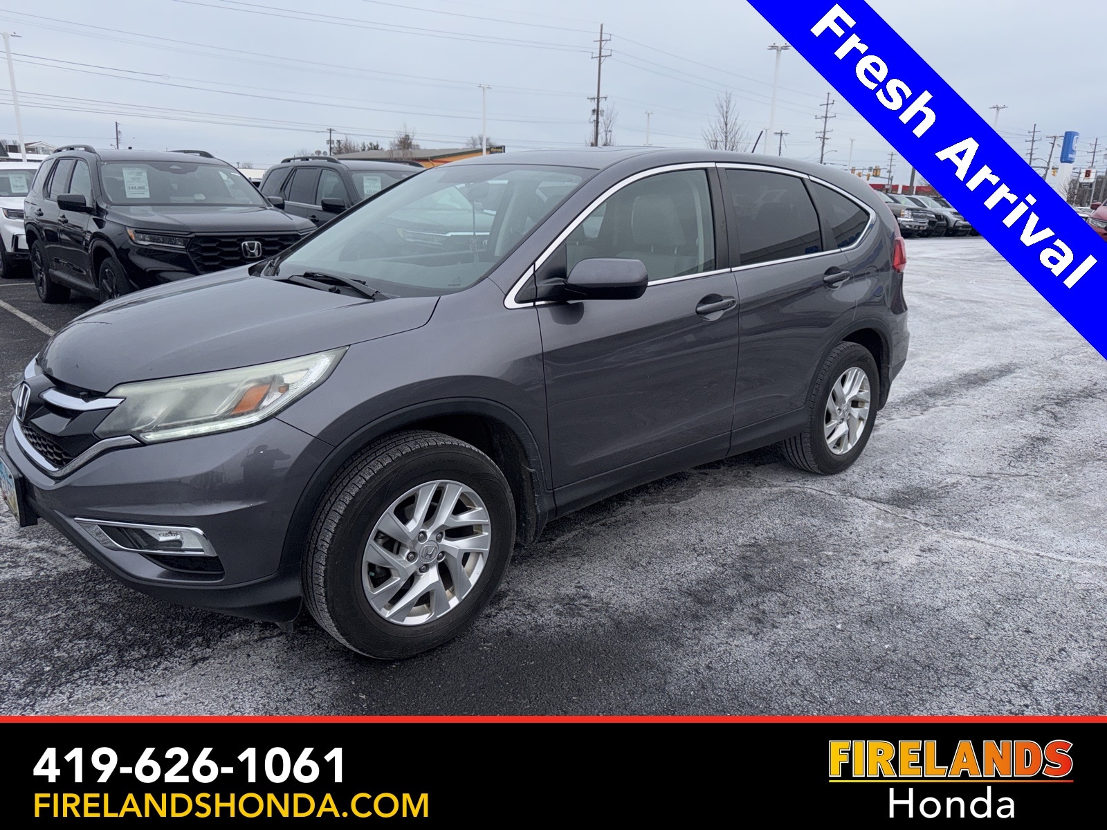 Used 2015 Honda CR-V EX with VIN 5J6RM4H50FL053981 for sale in Sandusky, OH