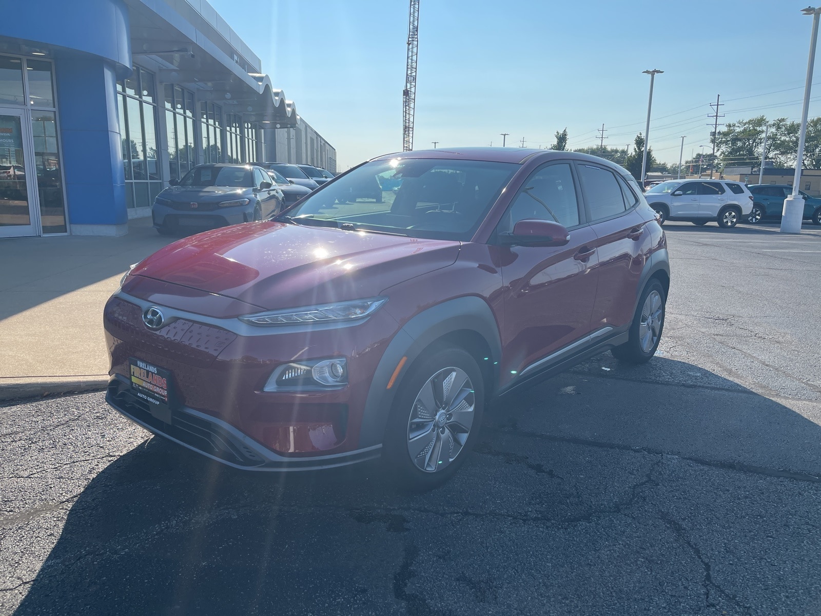 Used 2021 Hyundai Kona EV Ultimate with VIN KM8K53AG0MU112475 for sale in Sandusky, OH