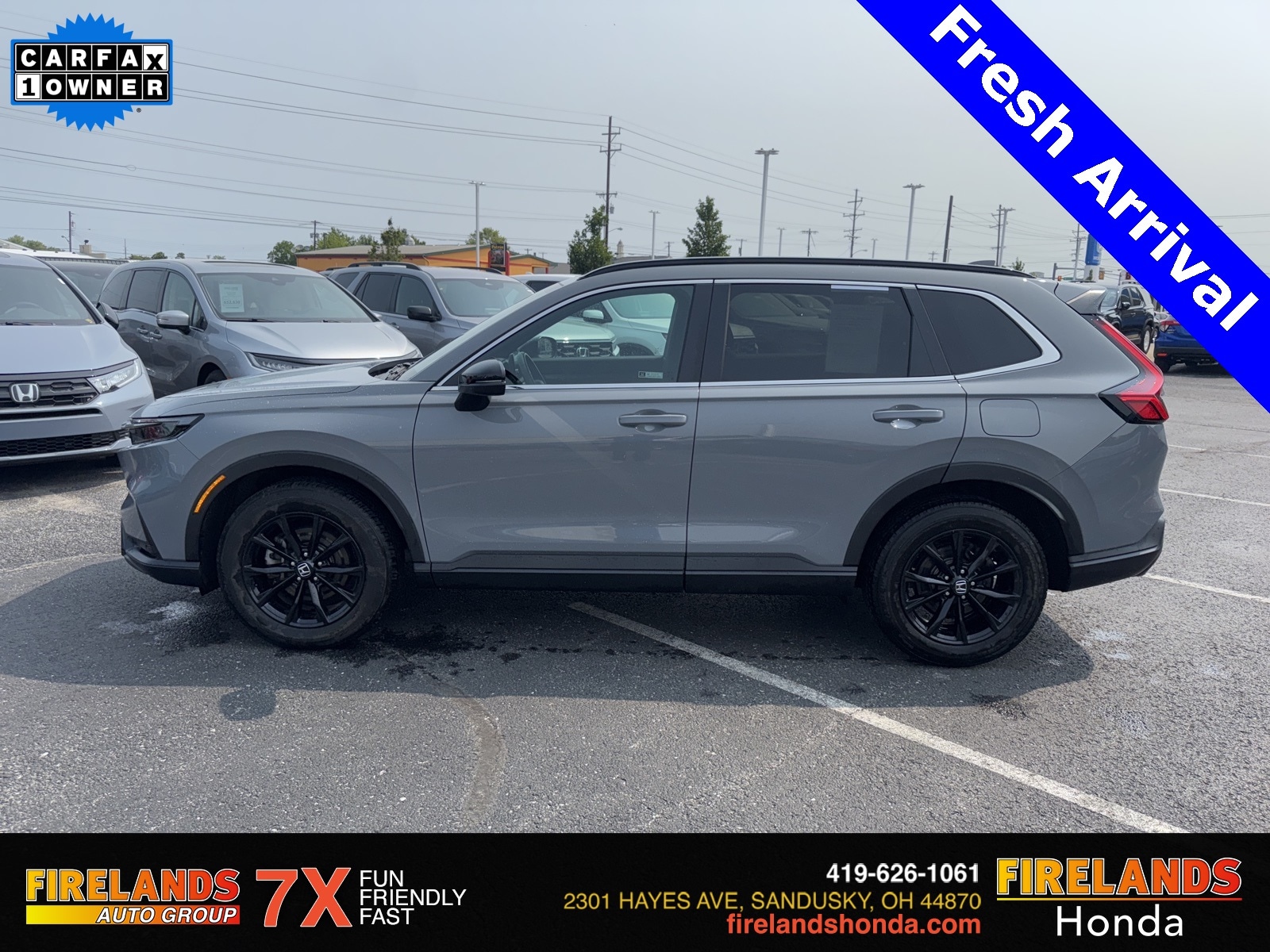 Certified 2024 Honda CR-V Sport-L with VIN 7FARS6H89RE023925 for sale in Sandusky, OH