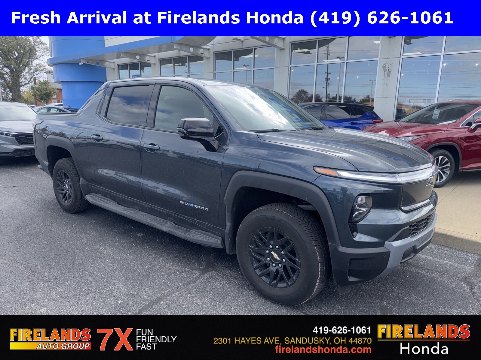 Used 2025 Chevrolet Silverado EV LT with VIN 1GC10ZEDXSU411325 for sale in Sandusky, OH