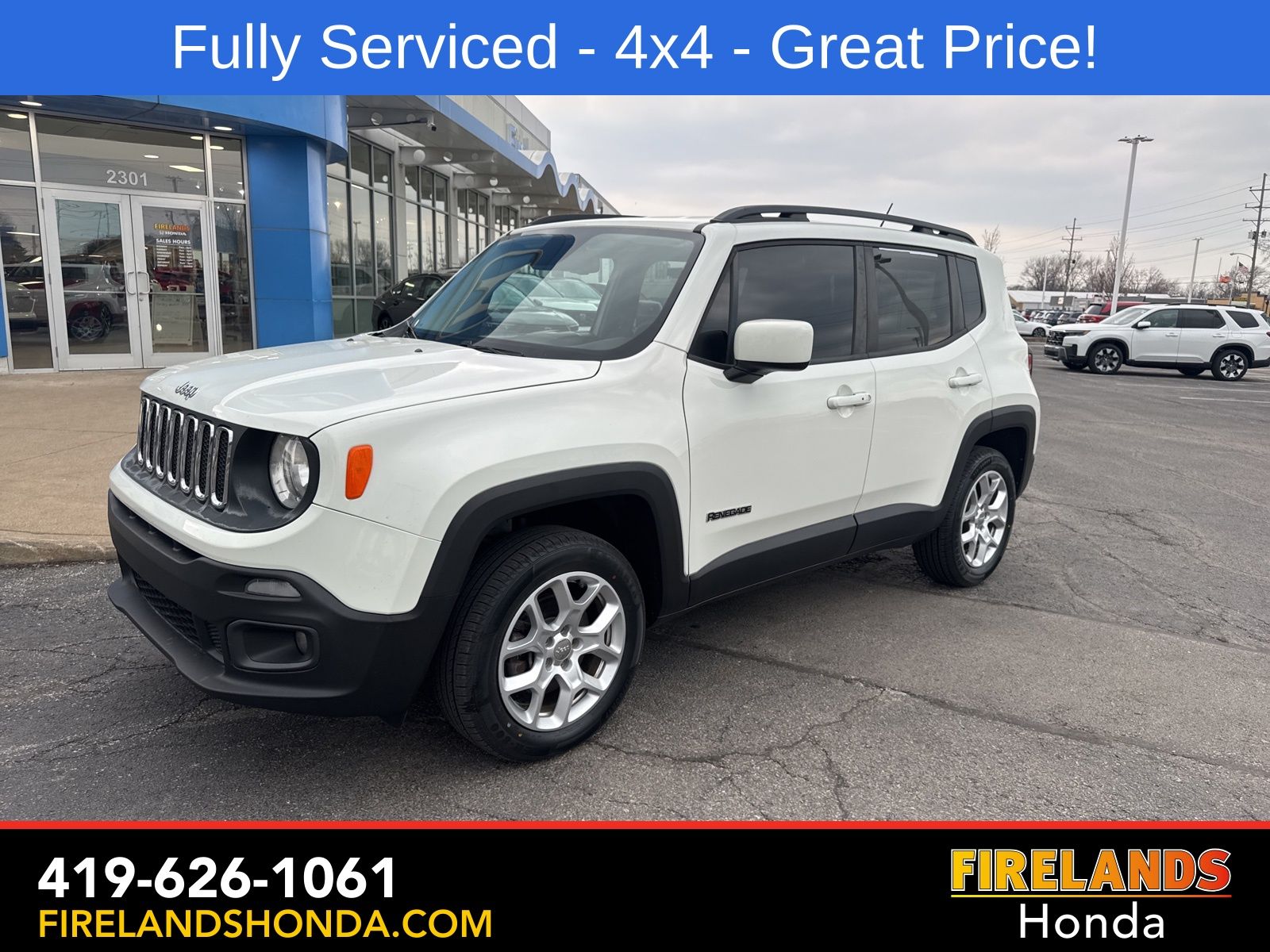 Used 2017 Jeep Renegade Latitude with VIN ZACCJBBB0HPG00236 for sale in Sandusky, OH