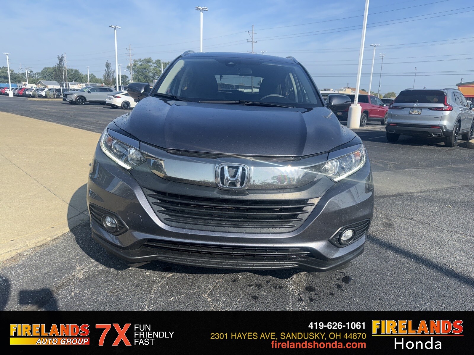 Certified 2022 Honda HR-V EX with VIN 3CZRU6H56NM729147 for sale in Sandusky, OH