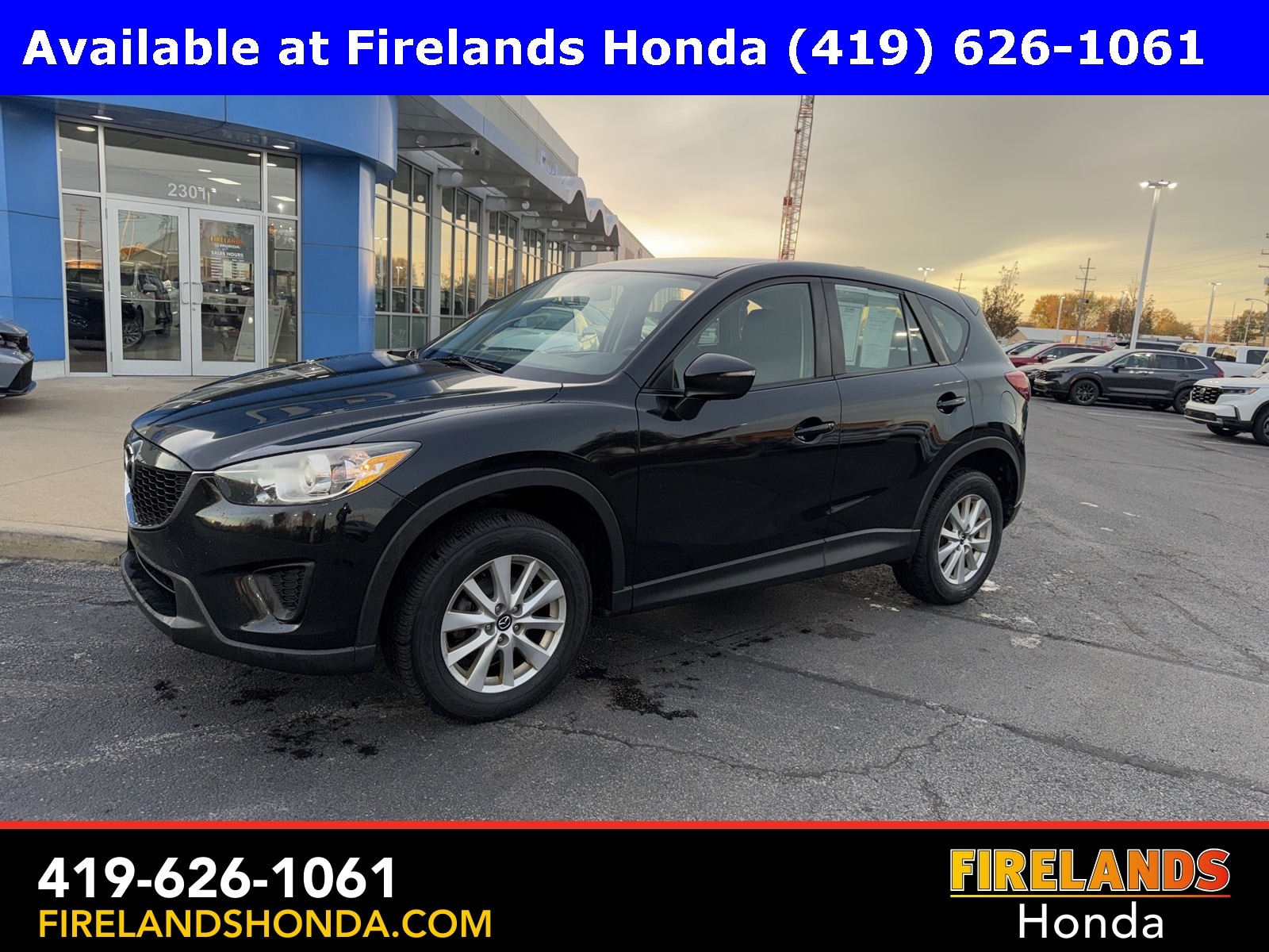Used 2015 Mazda CX-5 Sport with VIN JM3KE4BY9F0486165 for sale in Sandusky, OH
