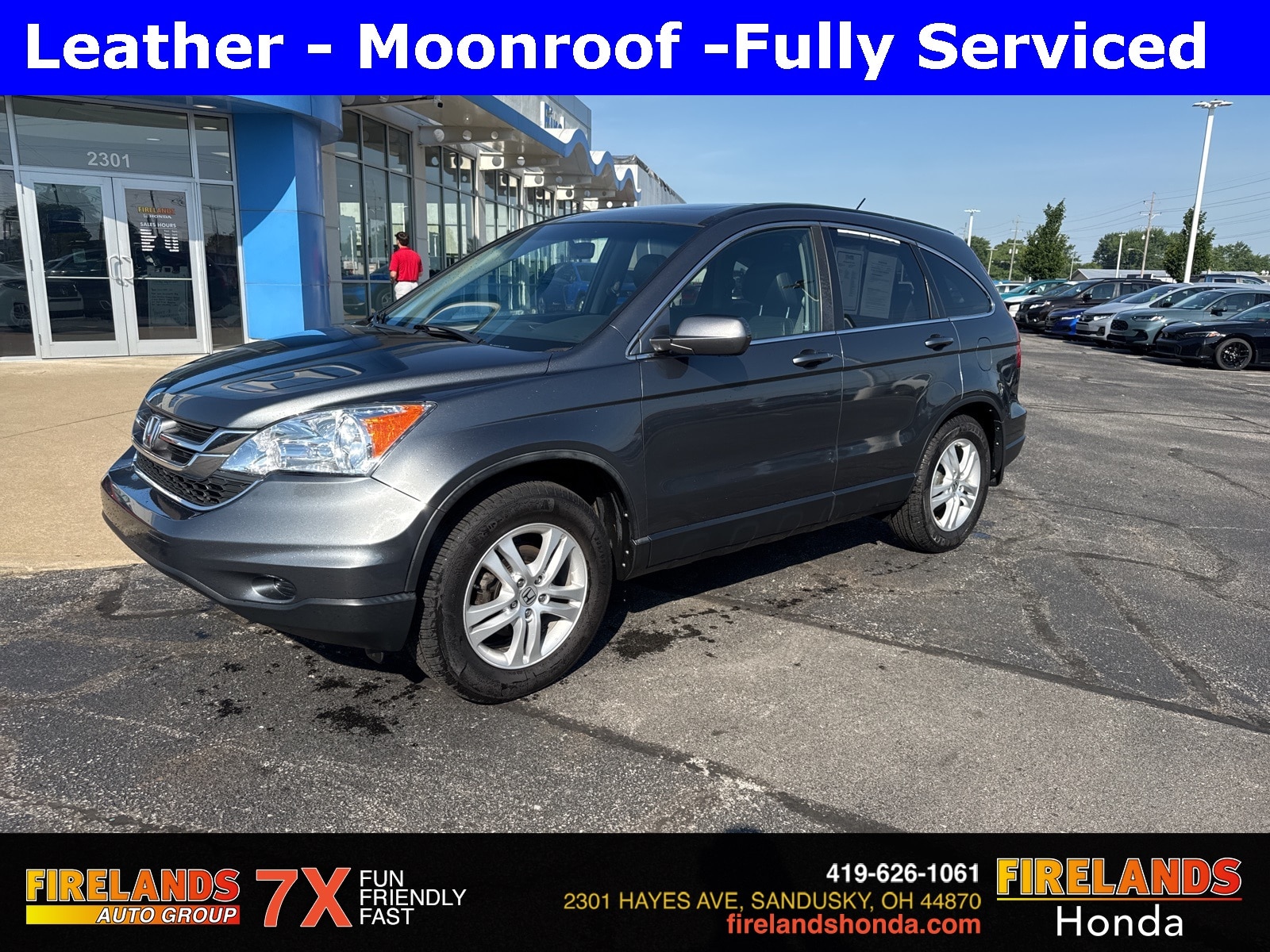 Used 2011 Honda CR-V EX-L with VIN 5J6RE4H73BL121263 for sale in Sandusky, OH