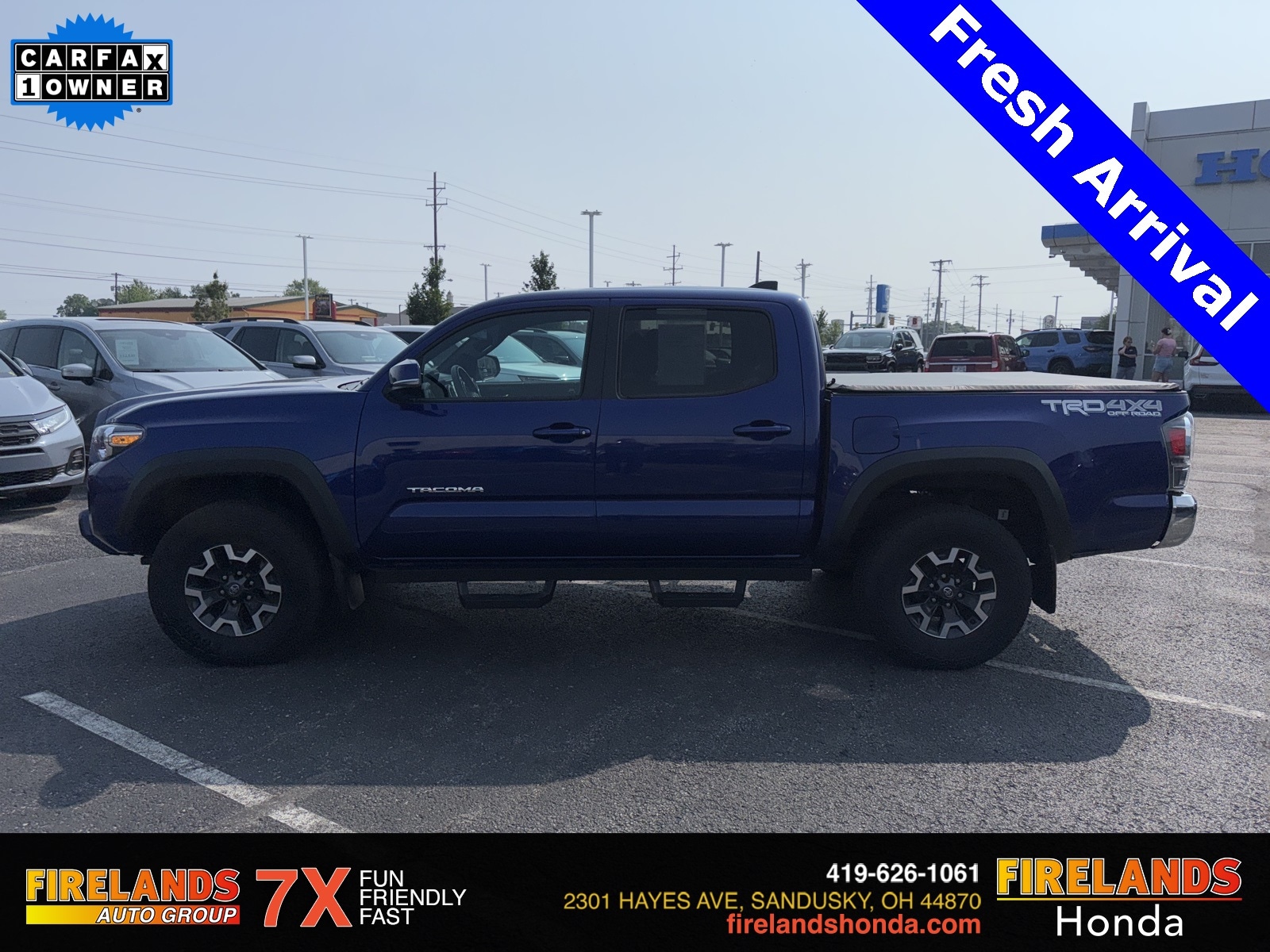 Used 2022 Toyota Tacoma TRD Off Road with VIN 3TYCZ5AN5NT099756 for sale in Sandusky, OH