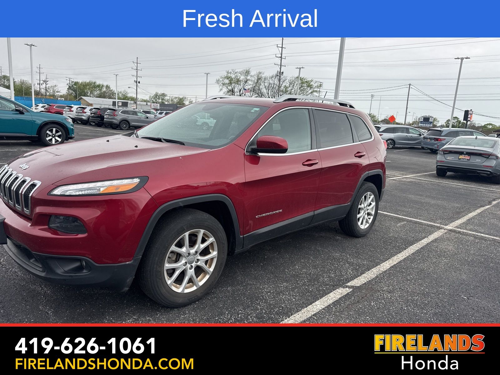 Used 2014 Jeep Cherokee Latitude with VIN 1C4PJMCSXEW268381 for sale in Sandusky, OH