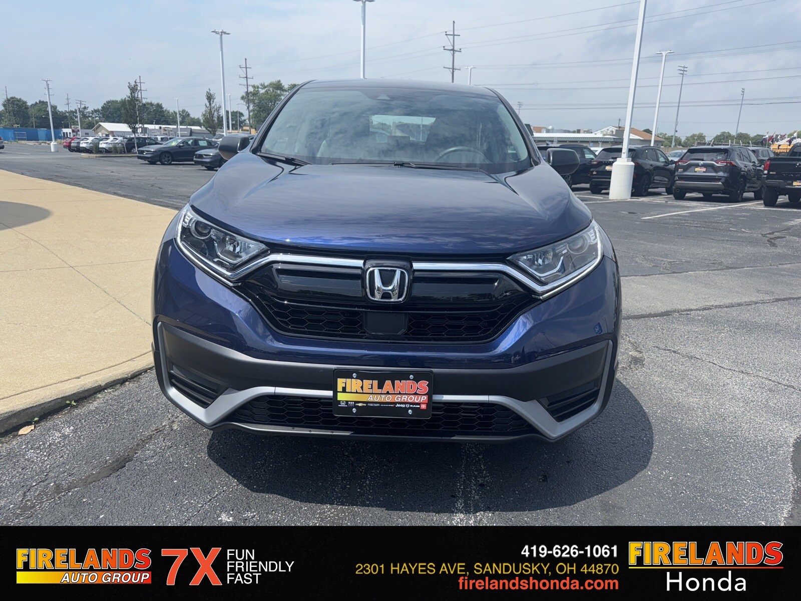 Used 2020 Honda CR-V LX with VIN 2HKRW2H23LH660791 for sale in Sandusky, OH