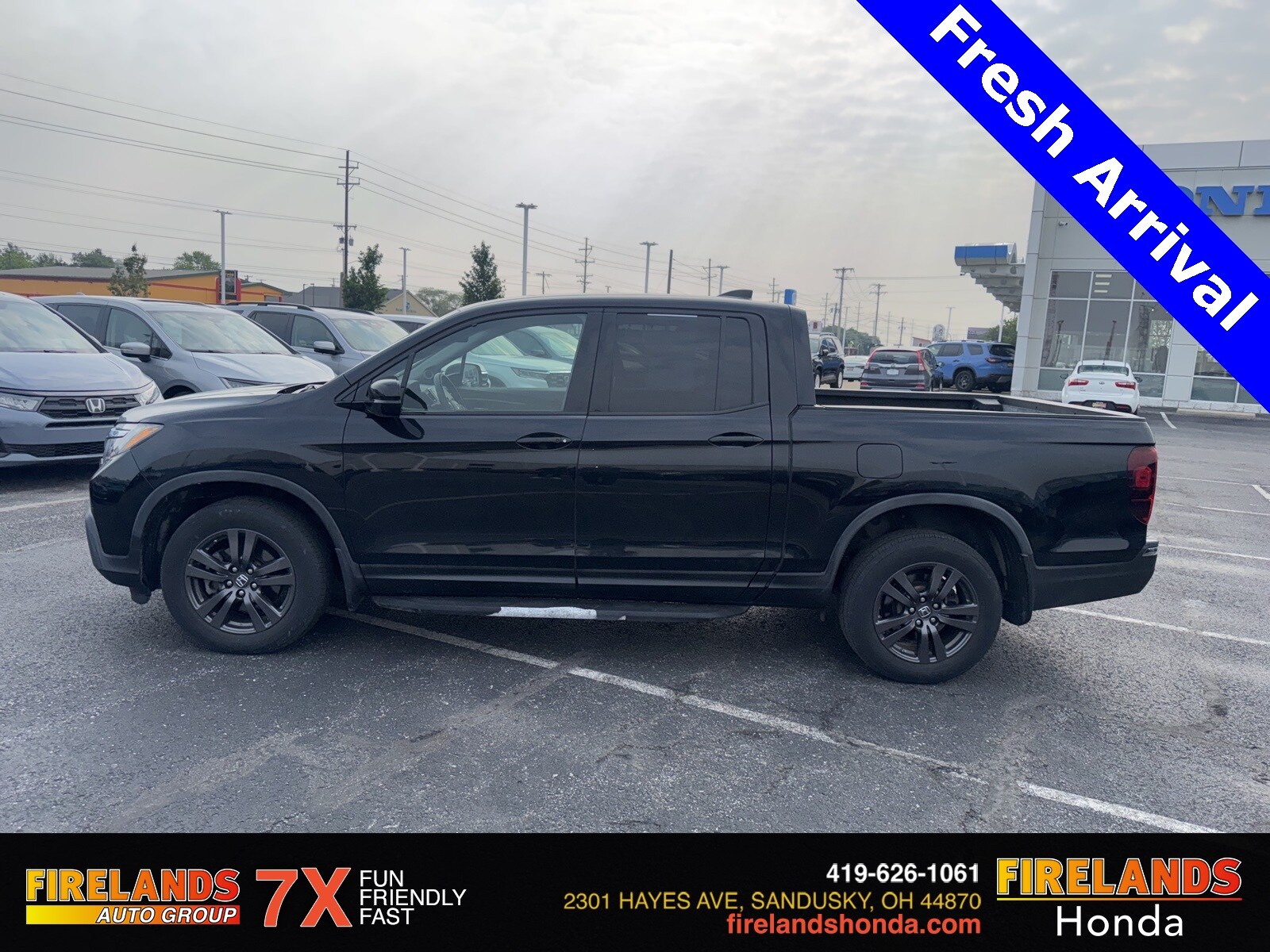 Certified 2017 Honda Ridgeline Sport with VIN 5FPYK3F17HB007918 for sale in Sandusky, OH