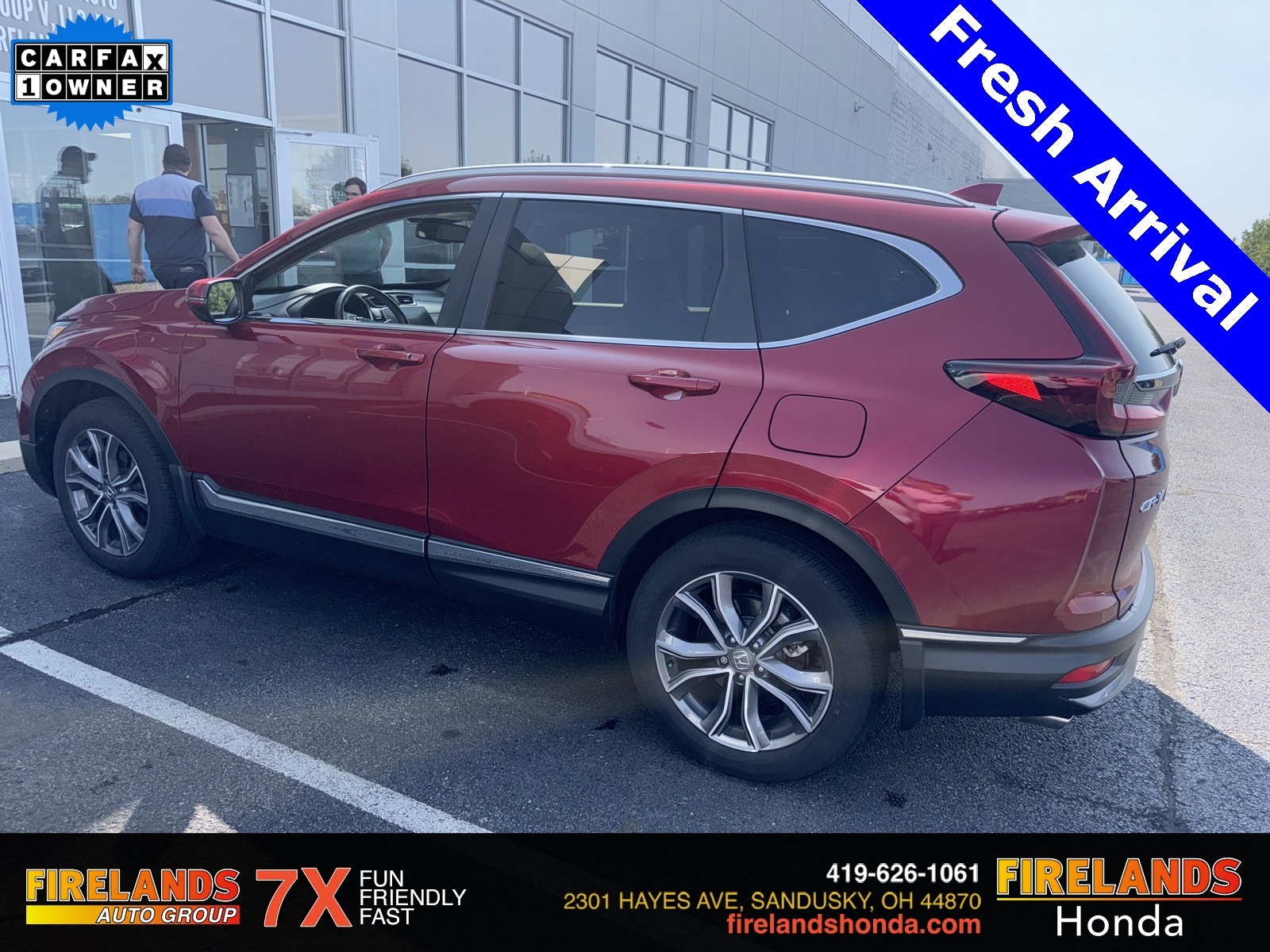 Certified 2022 Honda CR-V Touring with VIN 2HKRW2H98NH646840 for sale in Sandusky, OH