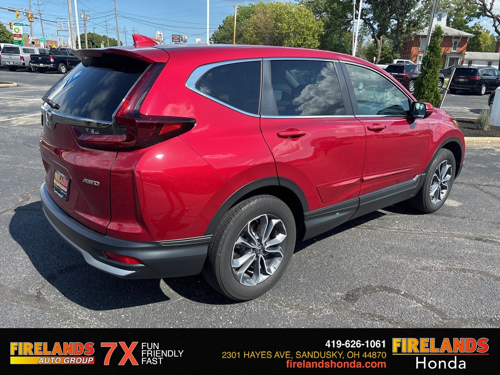 Certified 2022 Honda CR-V EX-L with VIN 5J6RW2H83NL002501 for sale in Sandusky, OH