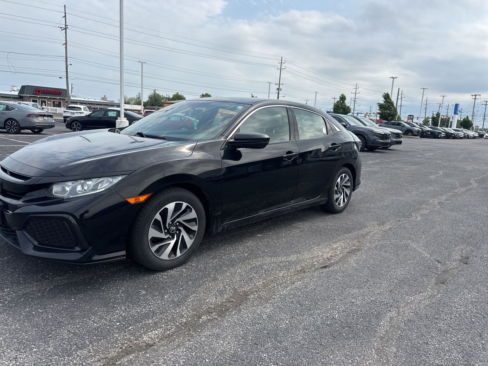 Certified 2018 Honda Civic Hatchback LX with VIN SHHFK7H21JU212023 for sale in Sandusky, OH