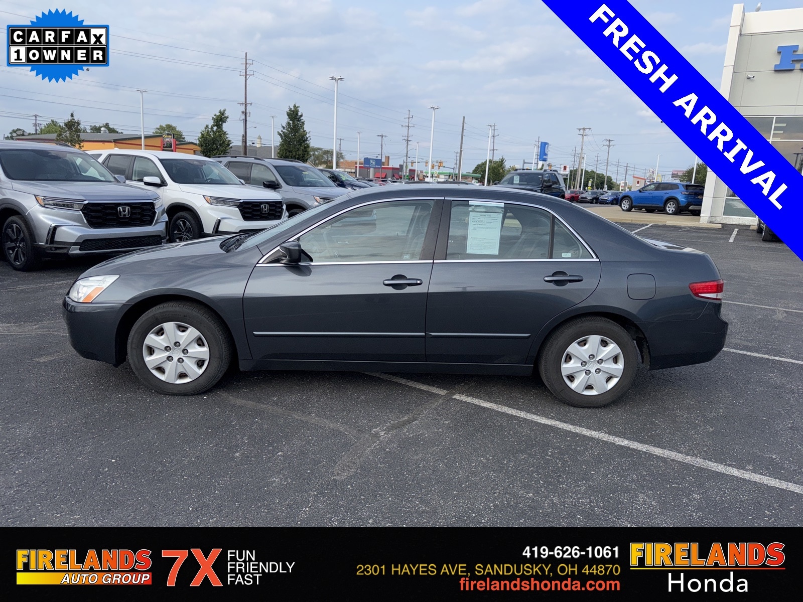 Used 2003 Honda Accord LX with VIN 1HGCM56363A134463 for sale in Sandusky, OH