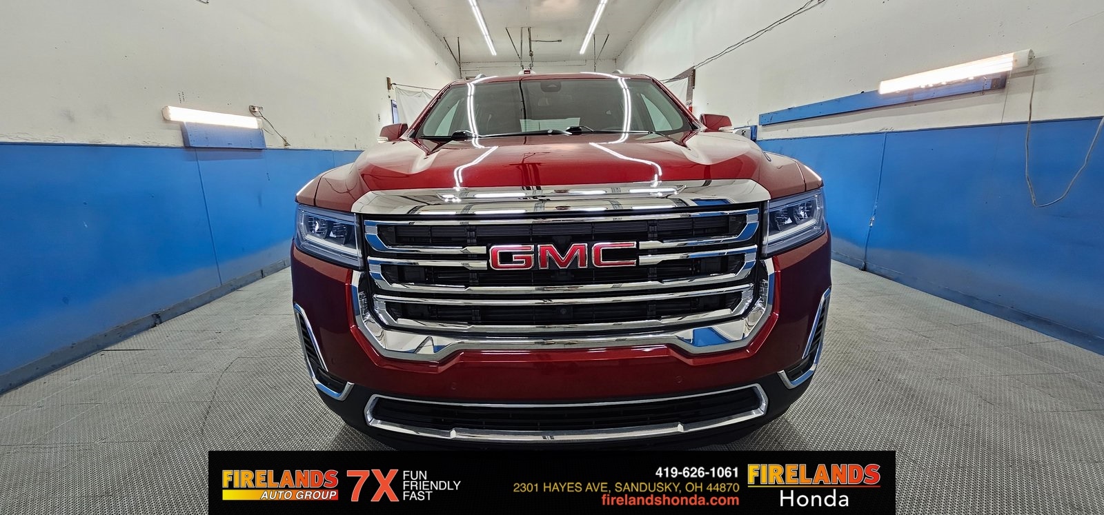 Used 2023 GMC Acadia SLE with VIN 1GKKNKL40PZ196990 for sale in Sandusky, OH