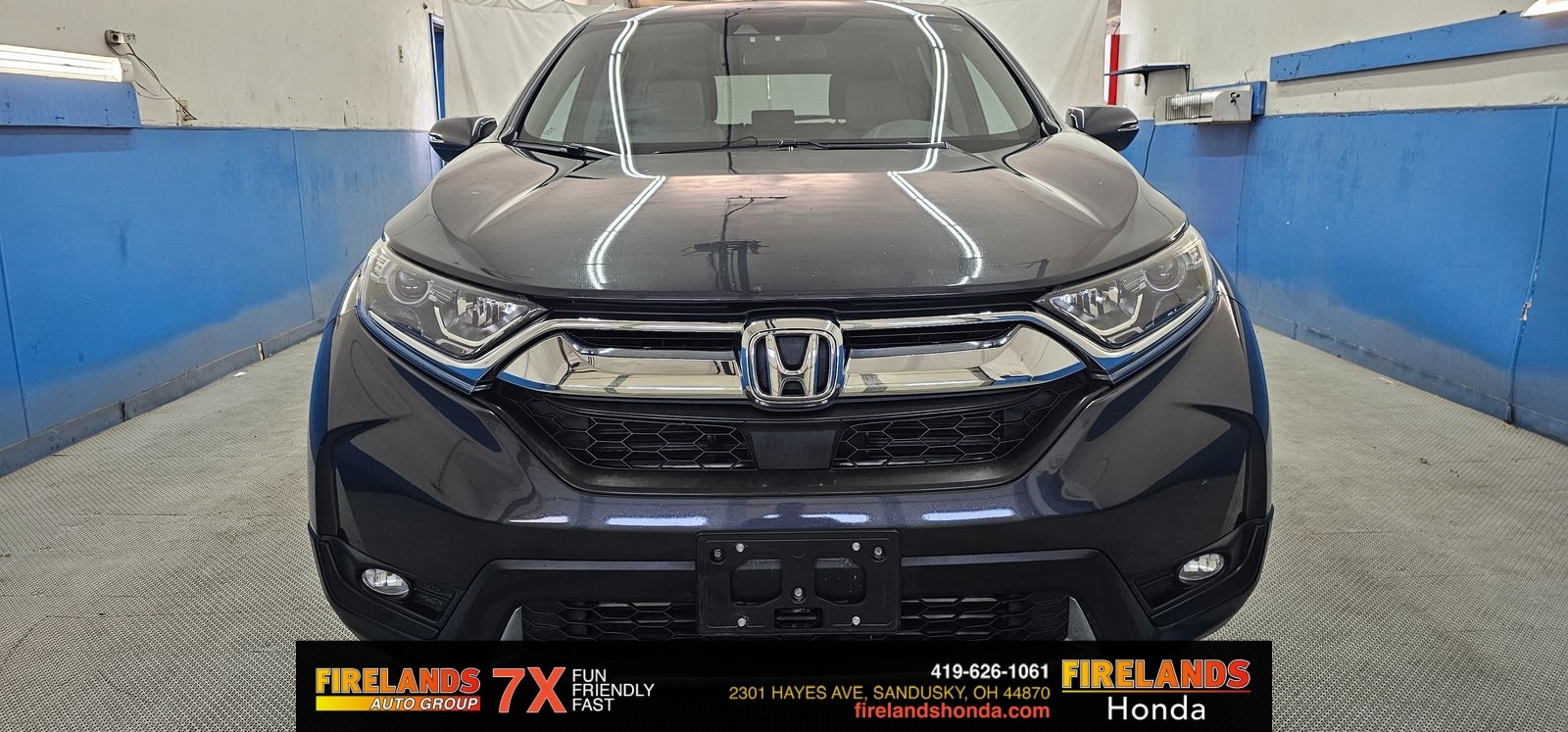 Certified 2018 Honda CR-V EX-L with VIN 2HKRW2H89JH695577 for sale in Sandusky, OH