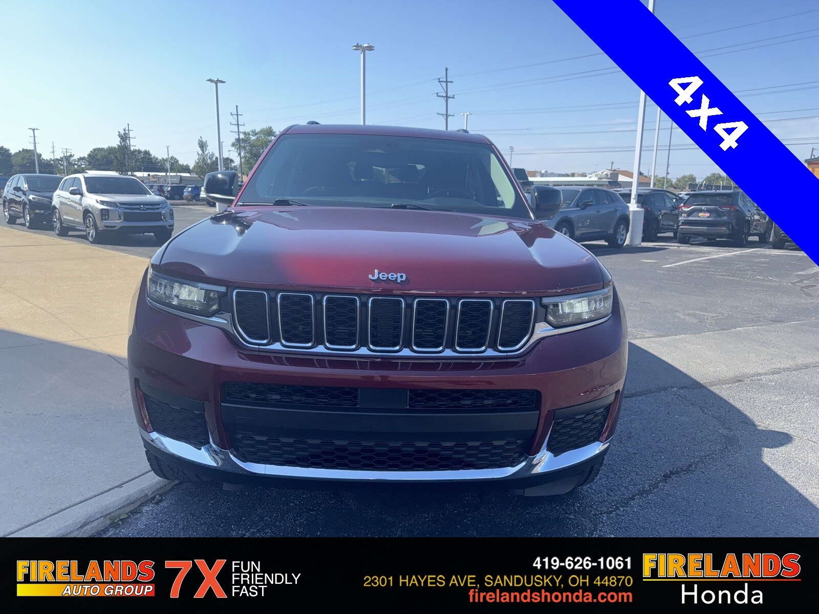 Used 2021 Jeep Grand Cherokee L Laredo with VIN 1C4RJKAG7M8199874 for sale in Sandusky, OH