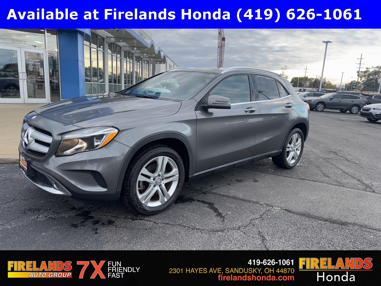 Used 2016 Mercedes-Benz GLA-Class GLA250 with VIN WDCTG4GB8GJ241441 for sale in Sandusky, OH
