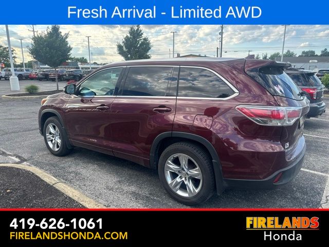 Used 2014 Toyota Highlander Limited with VIN 5TDDKRFH6ES036776 for sale in Sandusky, OH