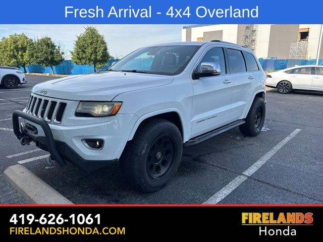 Used 2014 Jeep Grand Cherokee Overland with VIN 1C4RJFCT1EC105455 for sale in Sandusky, OH