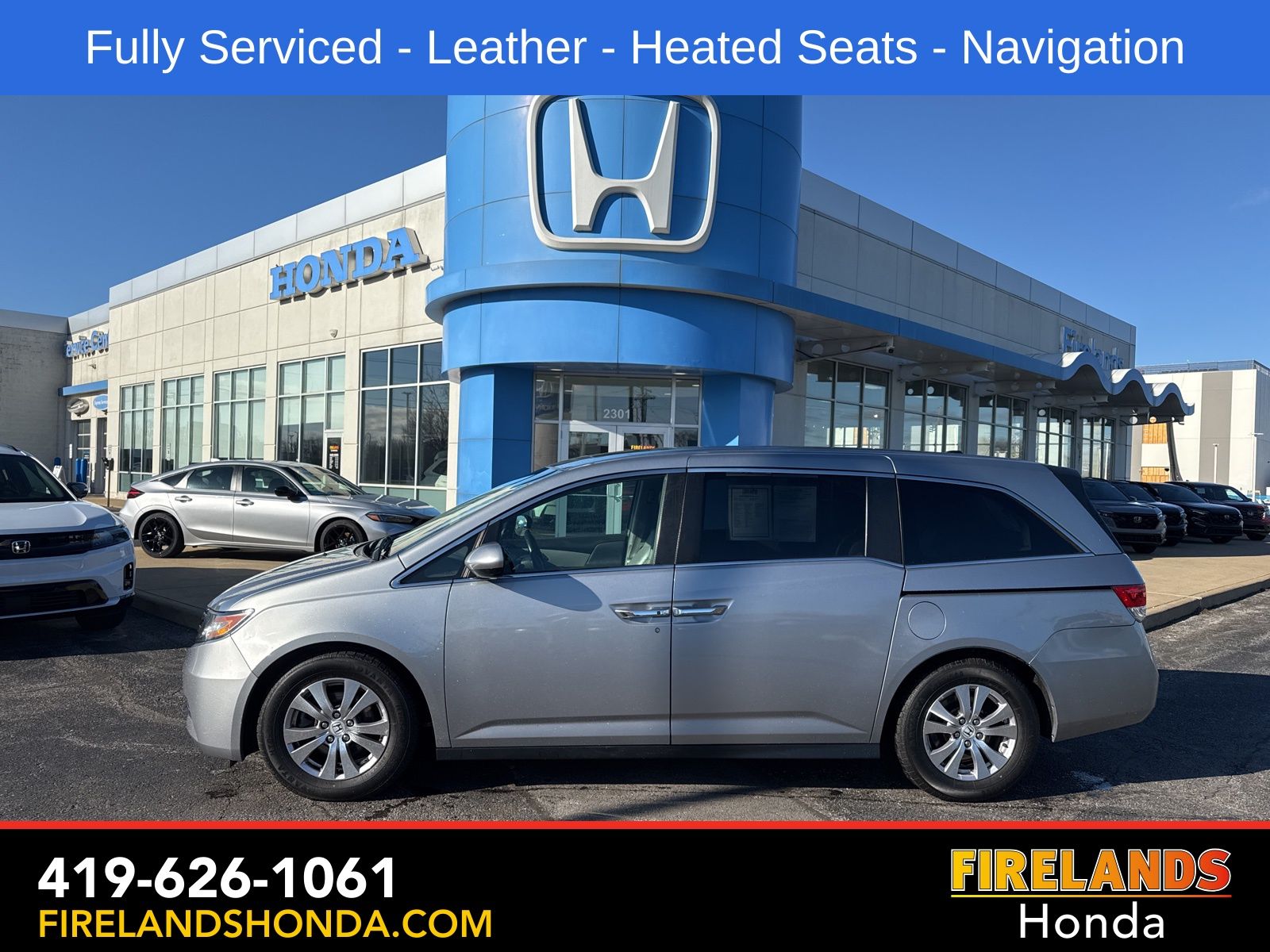 2016 Honda Odyssey EX-L with DVD Rear Entertainment System's photo