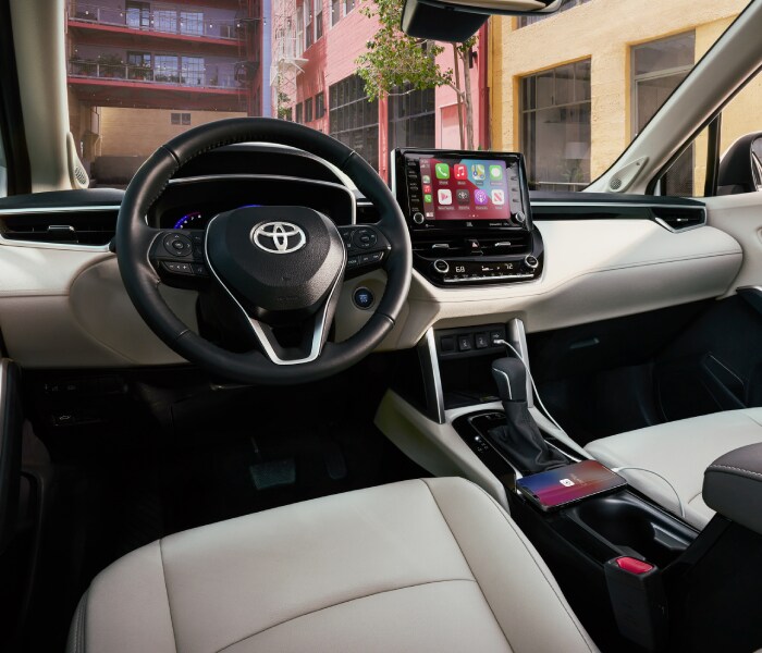 New Corolla Cross dashboard