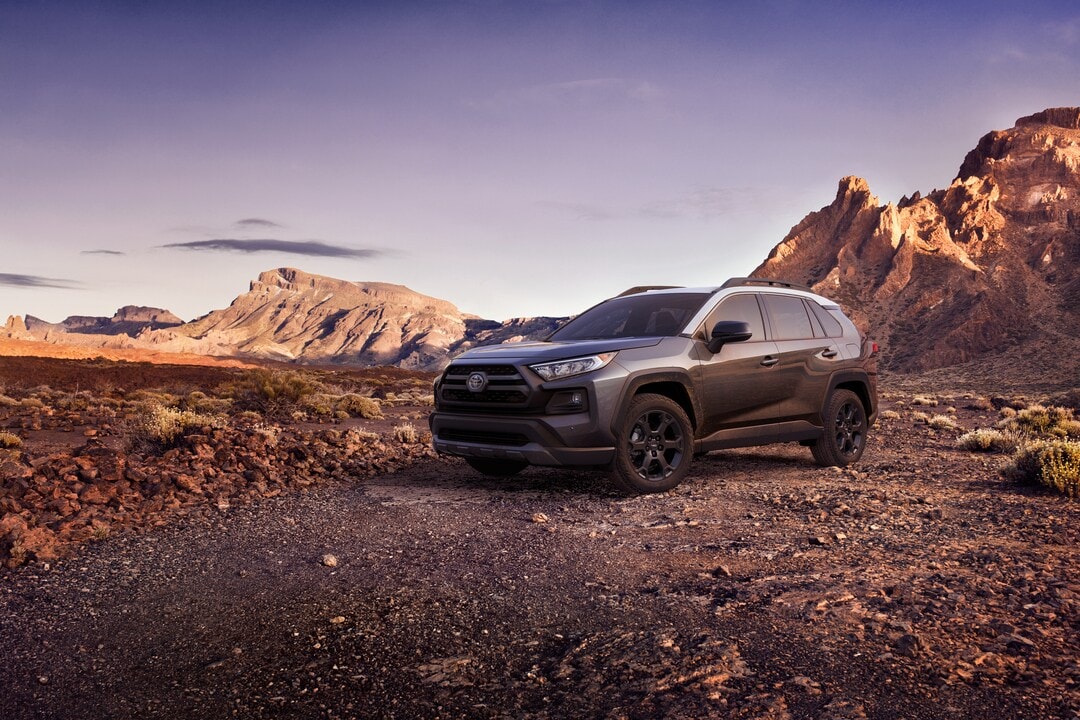 New RAV4 at night