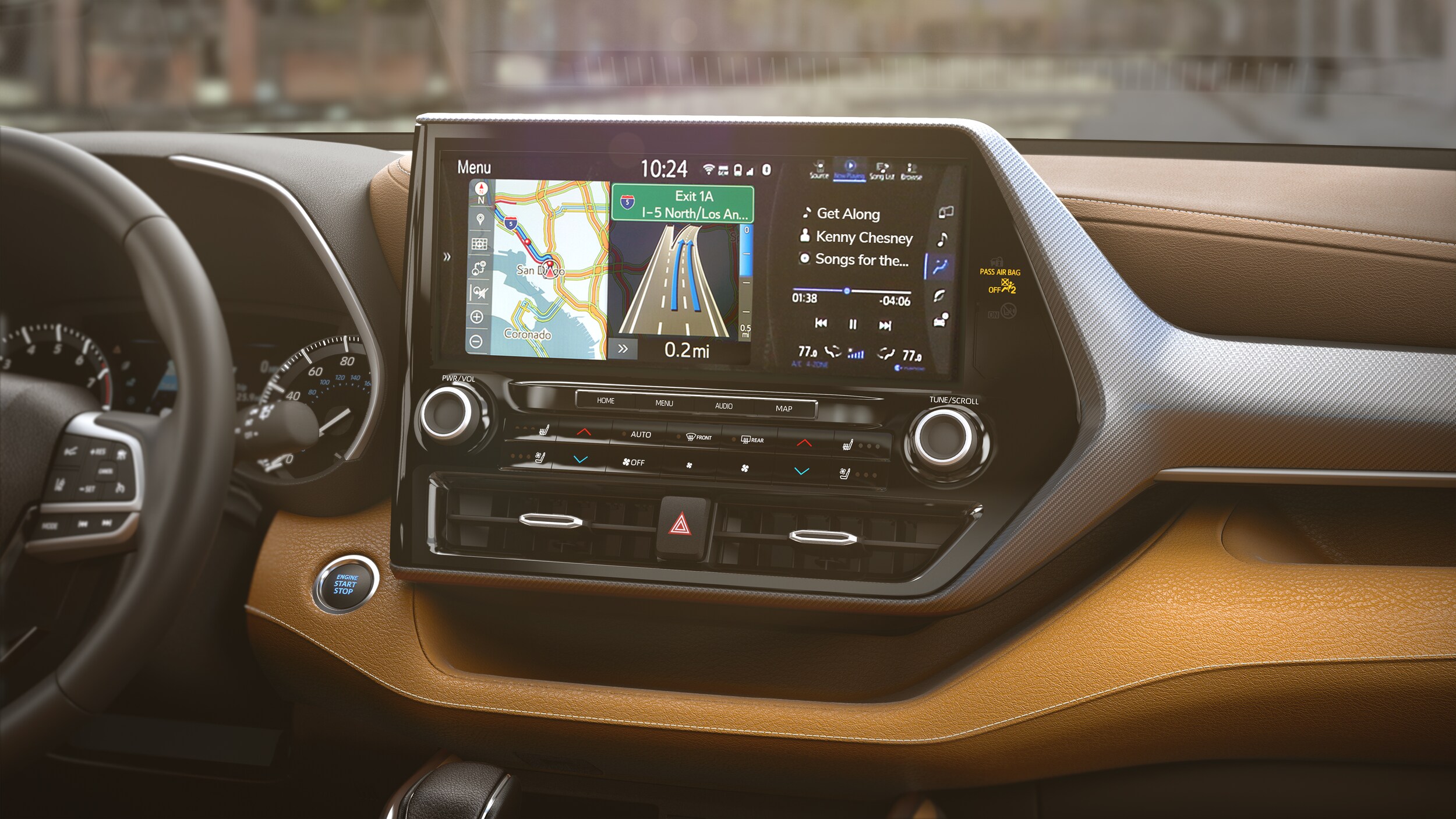 New Toyota RAV4 Hybrid New RAV4 Hybrid dashboard
