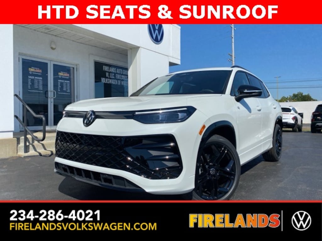 New 2025 Volkswagen Tiguan 2.0T SE R-Line Black SUV