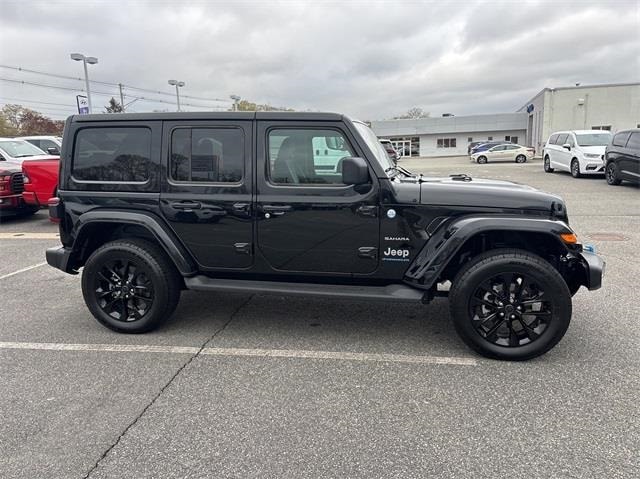 Used 2024 Jeep Wrangler 4xe Sahara 4XE with VIN 1C4RJXP61RW162835 for sale in North Attleboro, MA