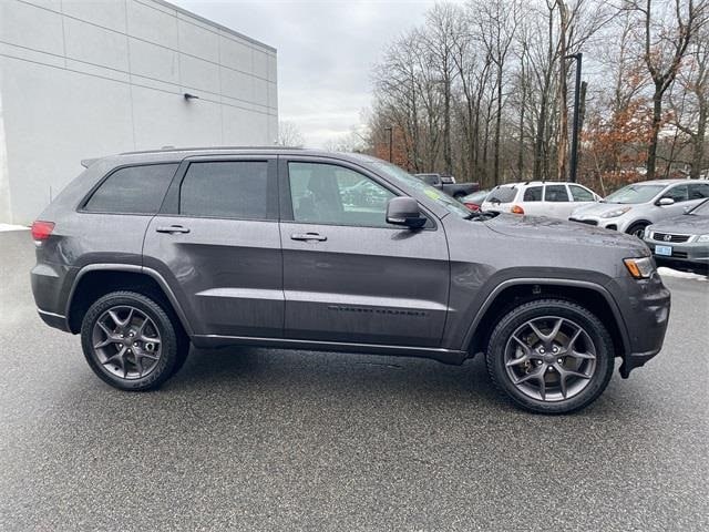 Used 2021 Jeep Grand Cherokee 80th Edition with VIN 1C4RJFBG6MC560448 for sale in North Attleboro, MA