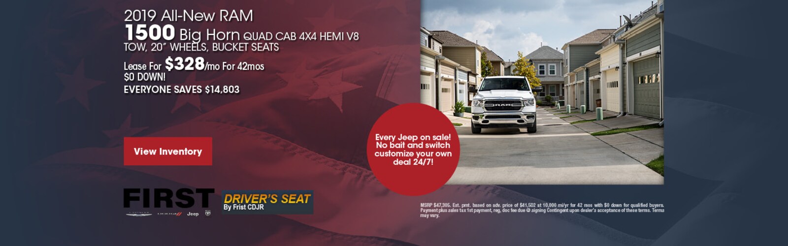 First Chrysler, Dodge, Jeep, Ram New & Used Car Dealer in North