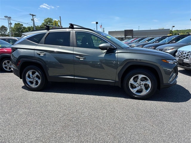 Certified 2022 Hyundai Tucson SEL with VIN 5NMJBCAE8NH040215 for sale in North Attleboro, MA