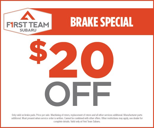 Service Specials | First Team Subaru