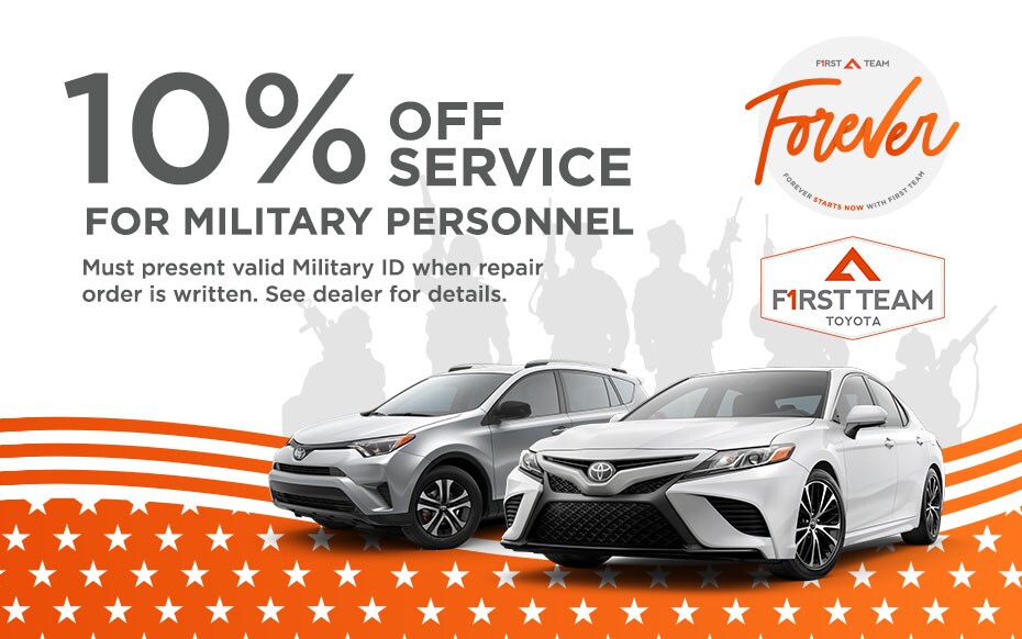 Military Service Specials | First Team Toyota