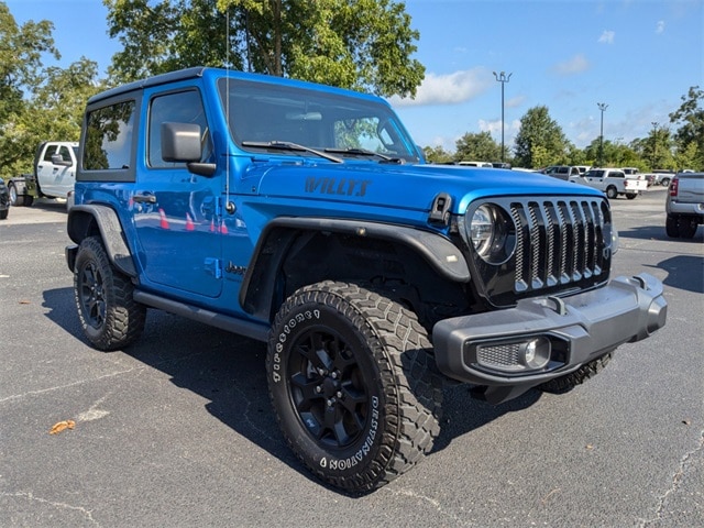 Used 2021 Jeep Wrangler Willys with VIN 1C4GJXAN4MW801046 for sale in Fitzgerald, GA