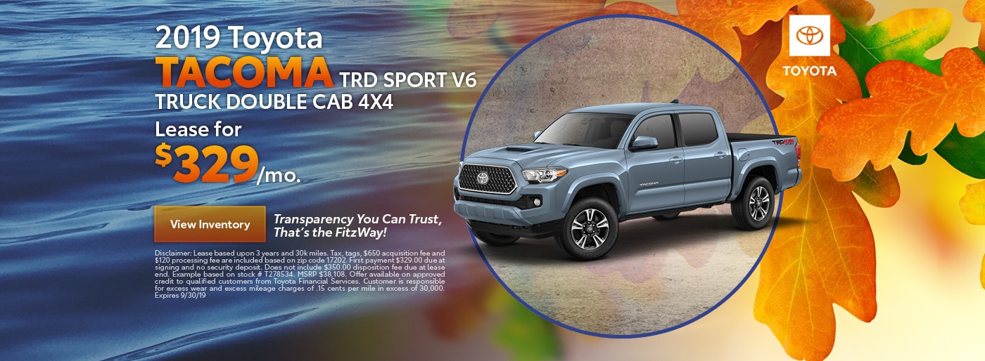 New & Used Toyota Dealer Chambersburg Fitzgerald Toyota Near Gettysburg