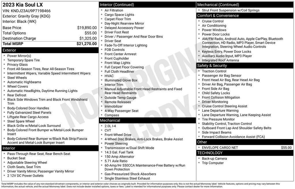 Used 2023 Kia Soul LX Hatchback