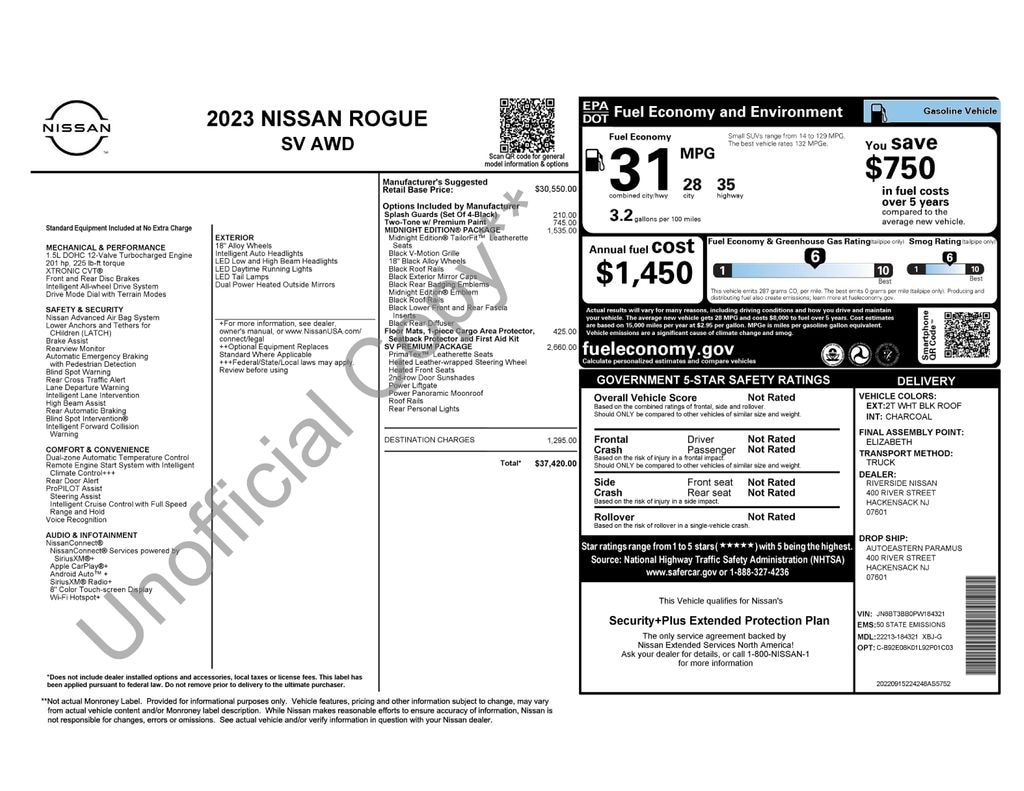 Used 2023 Nissan Rogue SV SUV