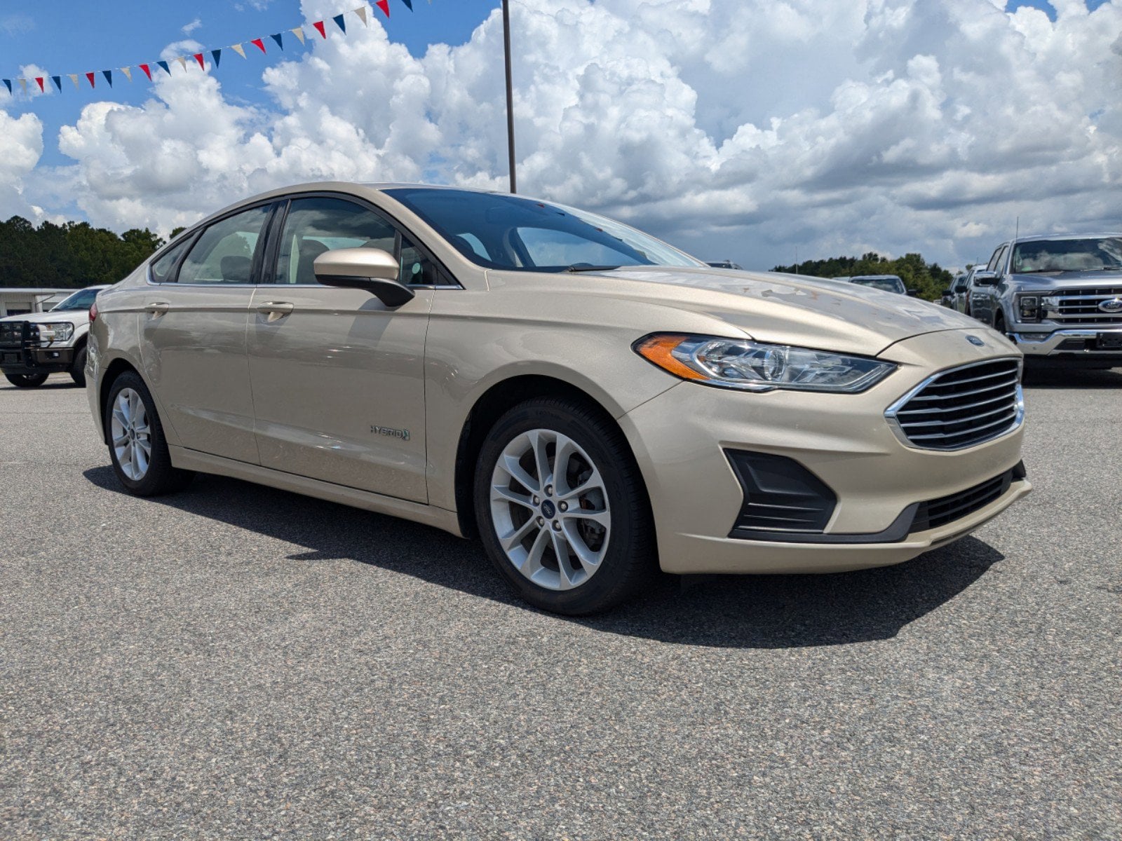 Used 2019 Ford Fusion Hybrid SE with VIN 3FA6P0LU9KR185016 for sale in Fitzgerald, GA