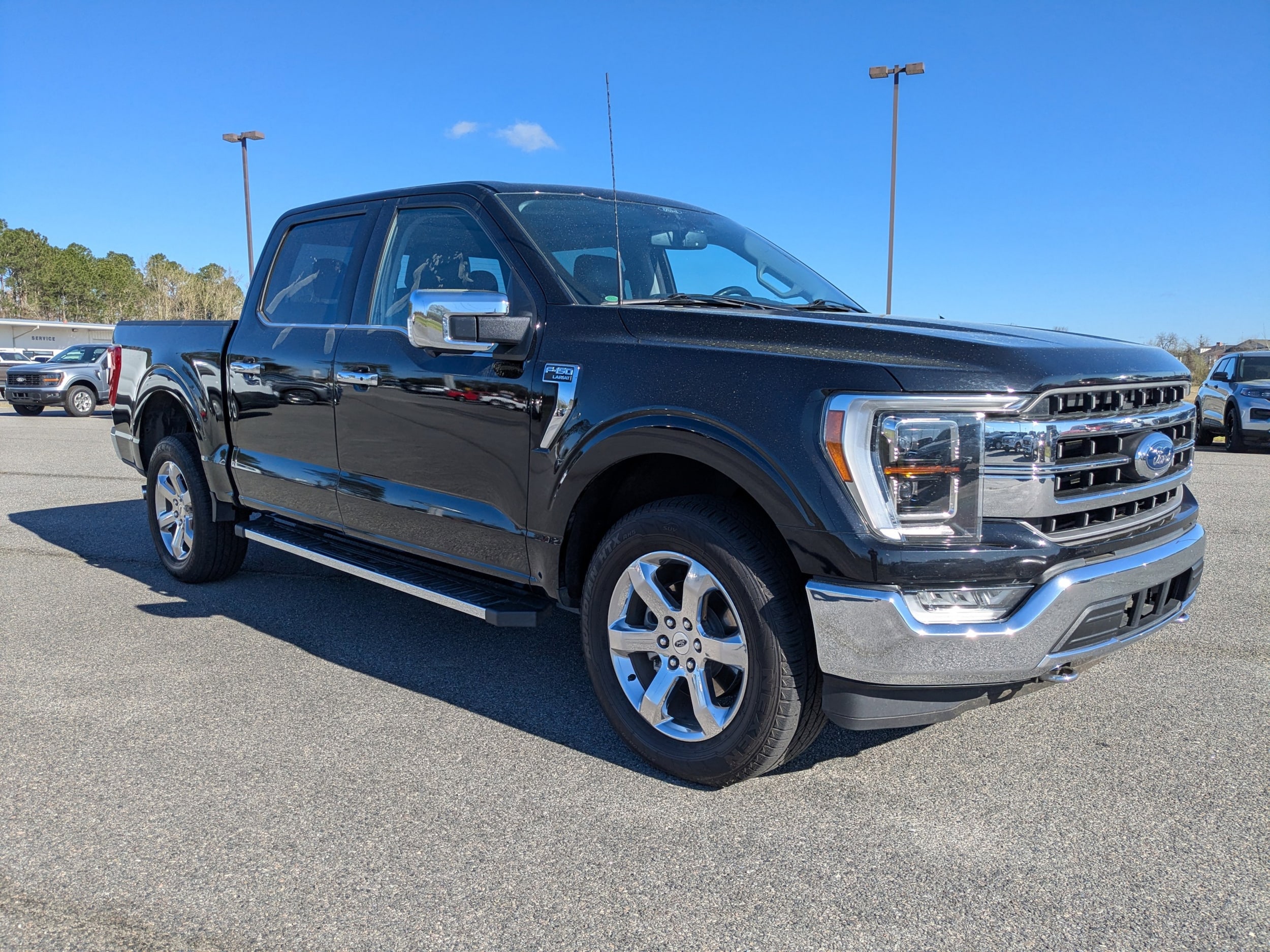 Used 2021 Ford F-150 Lariat with VIN 1FTFW1E87MFB86054 for sale in Fitzgerald, GA