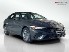 2025 Hyundai Elantra Hybrid Blue Sedan