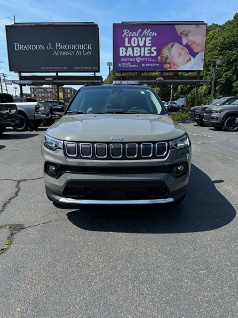 Used 2022 Jeep Compass Limited with VIN 3C4NJDCB7NT122937 for sale in Ansonia, CT