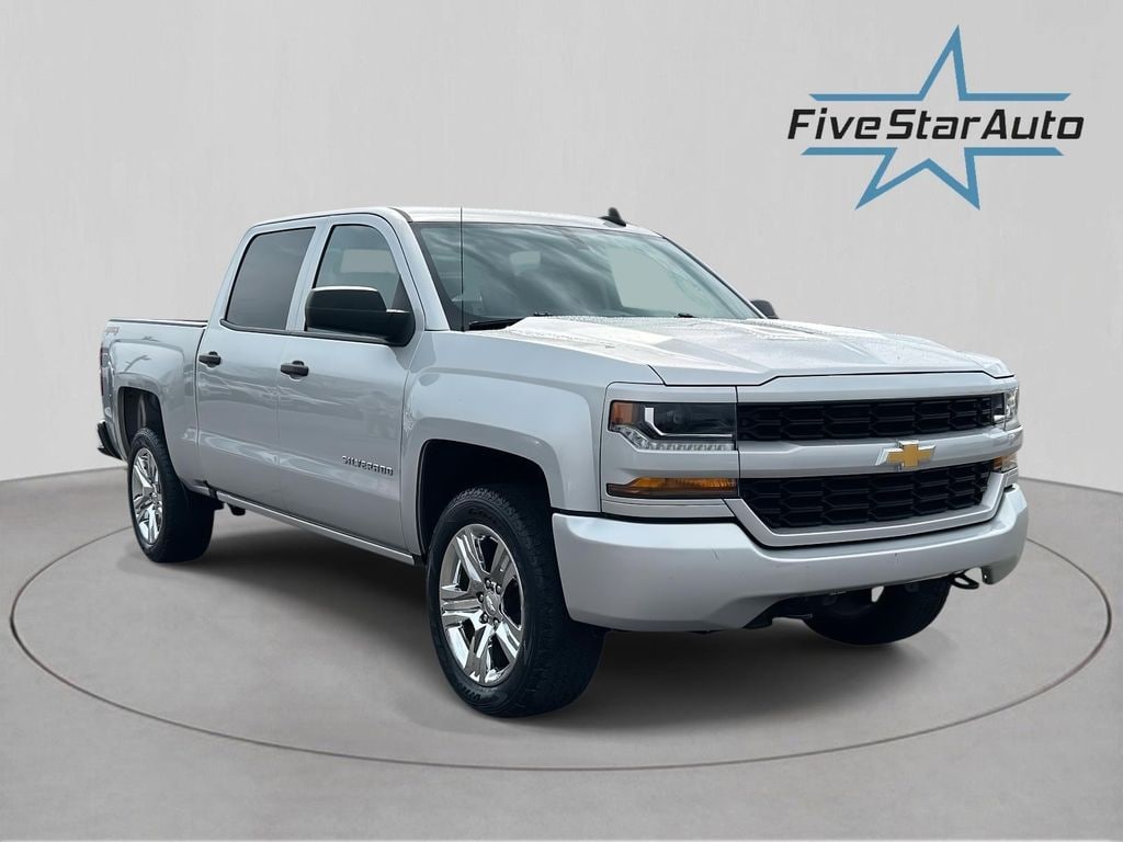 Used 2018 Chevrolet Silverado 1500 Silverado Custom Truck Crew Cab