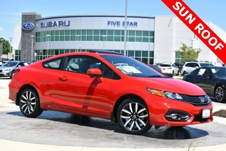 Used 2015 Honda Civic Coupe For Sale Grapevine Tx Stock