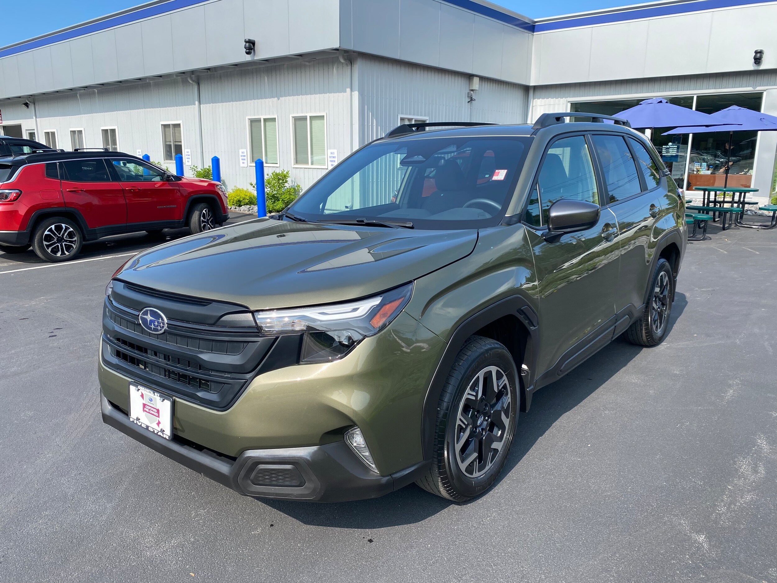 Certified 2025 Subaru Forester Premium with VIN JF2SLDDC5SH444587 for sale in Oneonta, NY