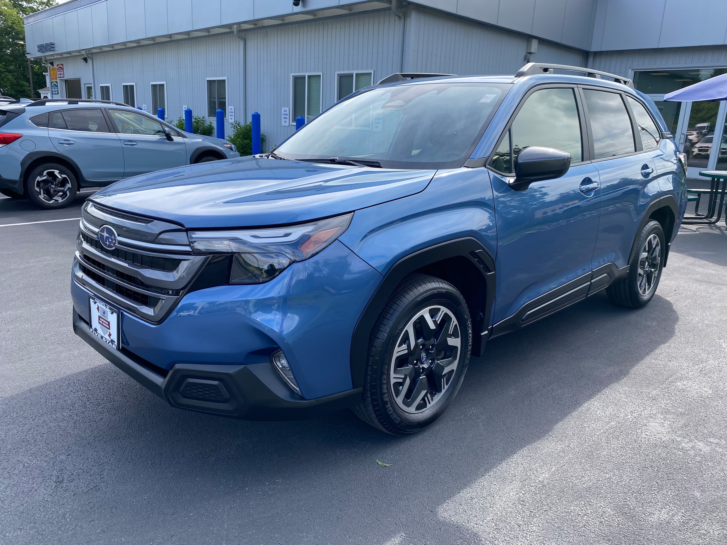 Certified 2025 Subaru Forester Premium with VIN JF2SLDDC5SH445111 for sale in Oneonta, NY