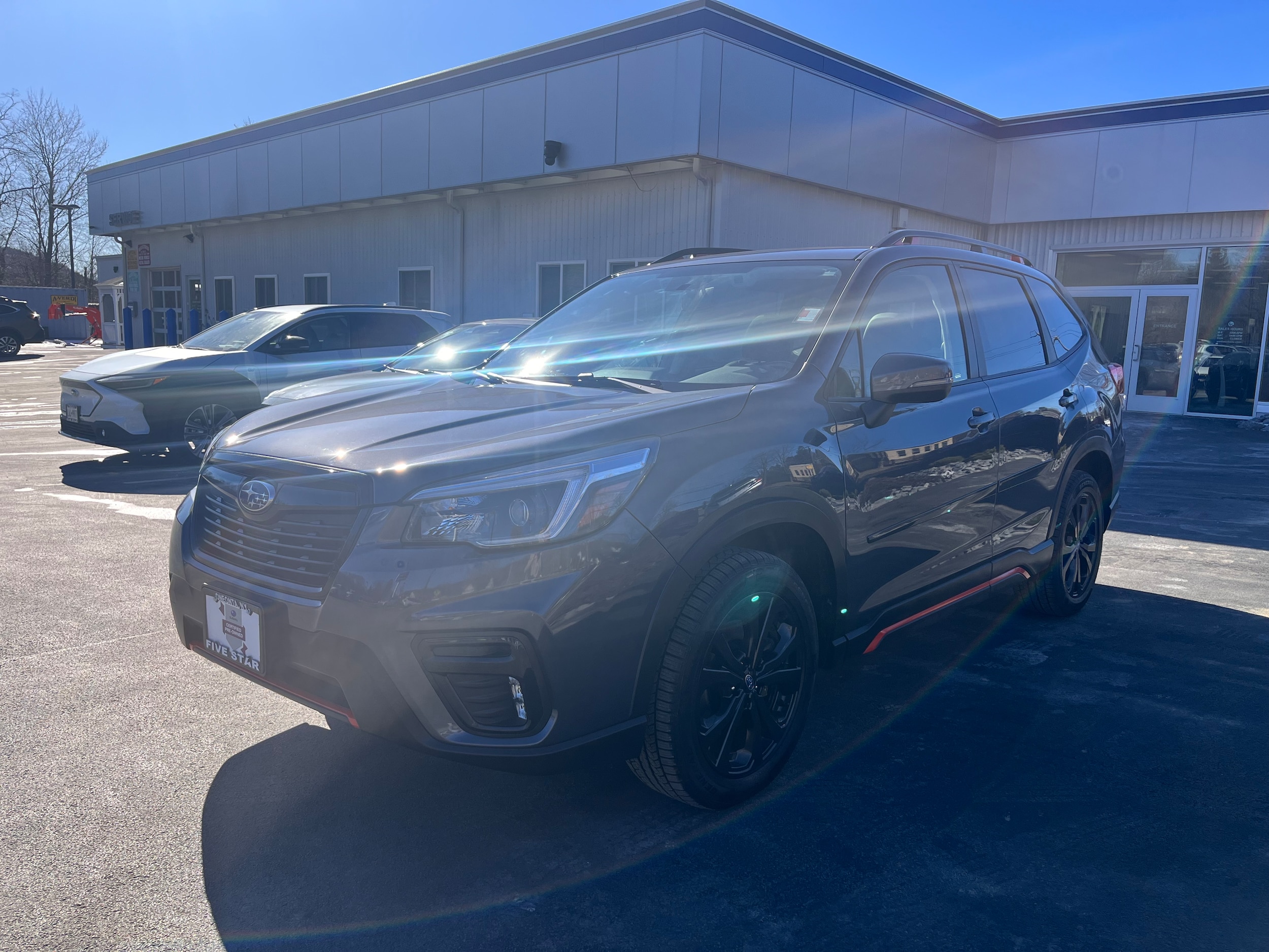 Certified 2021 Subaru Forester Sport with VIN JF2SKARC9MH498438 for sale in Oneonta, NY