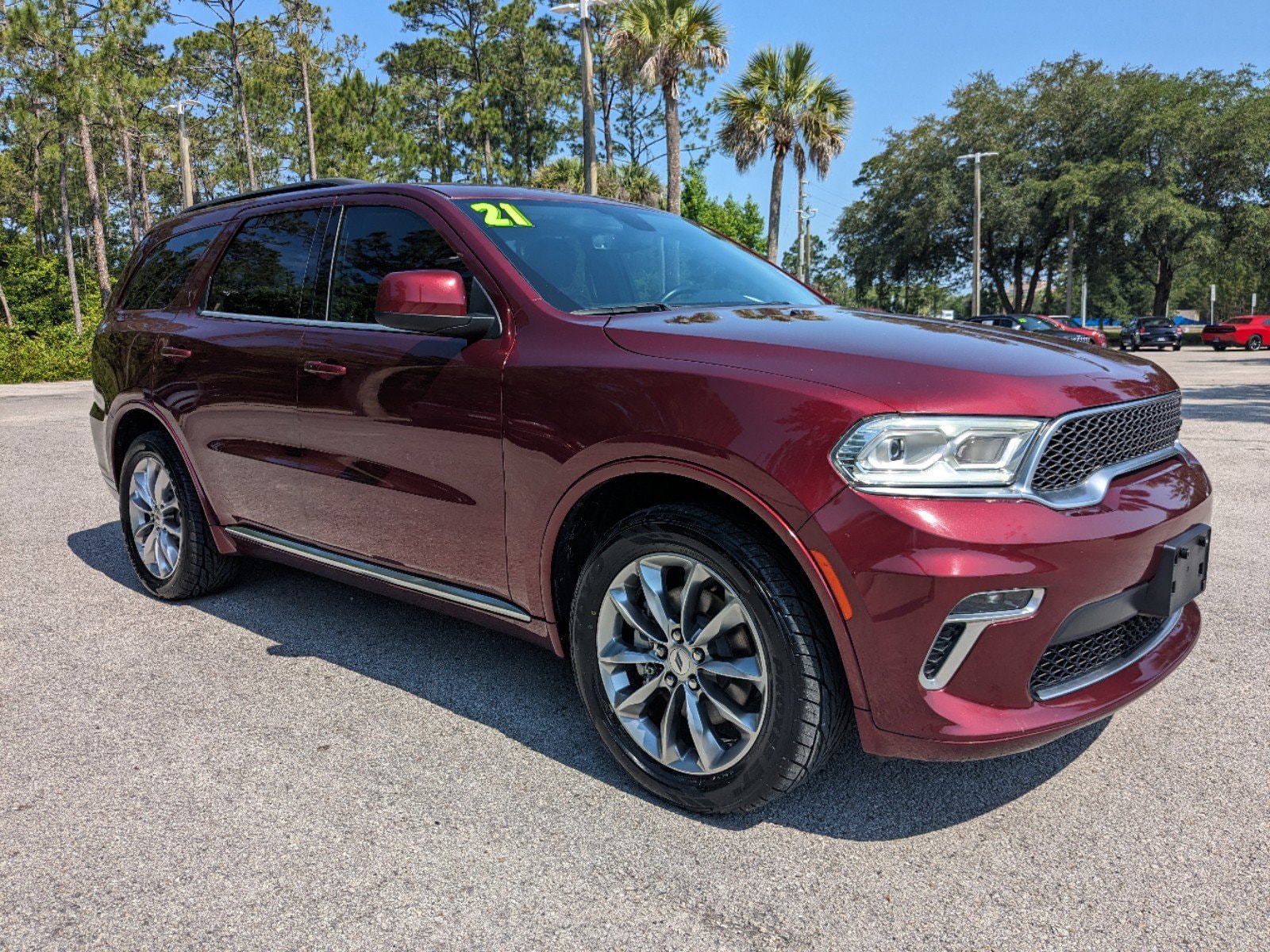 Used 2021 Dodge Durango SXT Plus with VIN 1C4RDHAG0MC846770 for sale in Palm Coast, FL