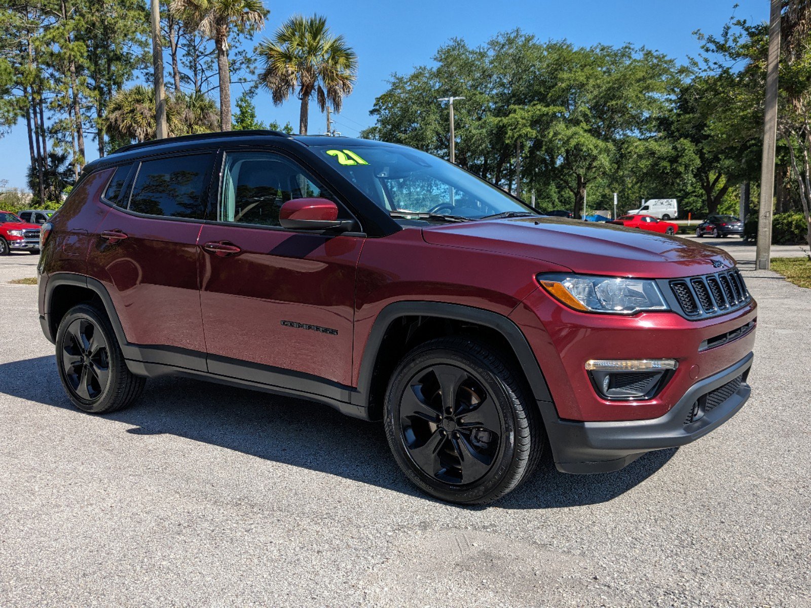 Used 2021 Jeep Compass Trailhawk with VIN 3C4NJDDB1MT511974 for sale in Palm Coast, FL